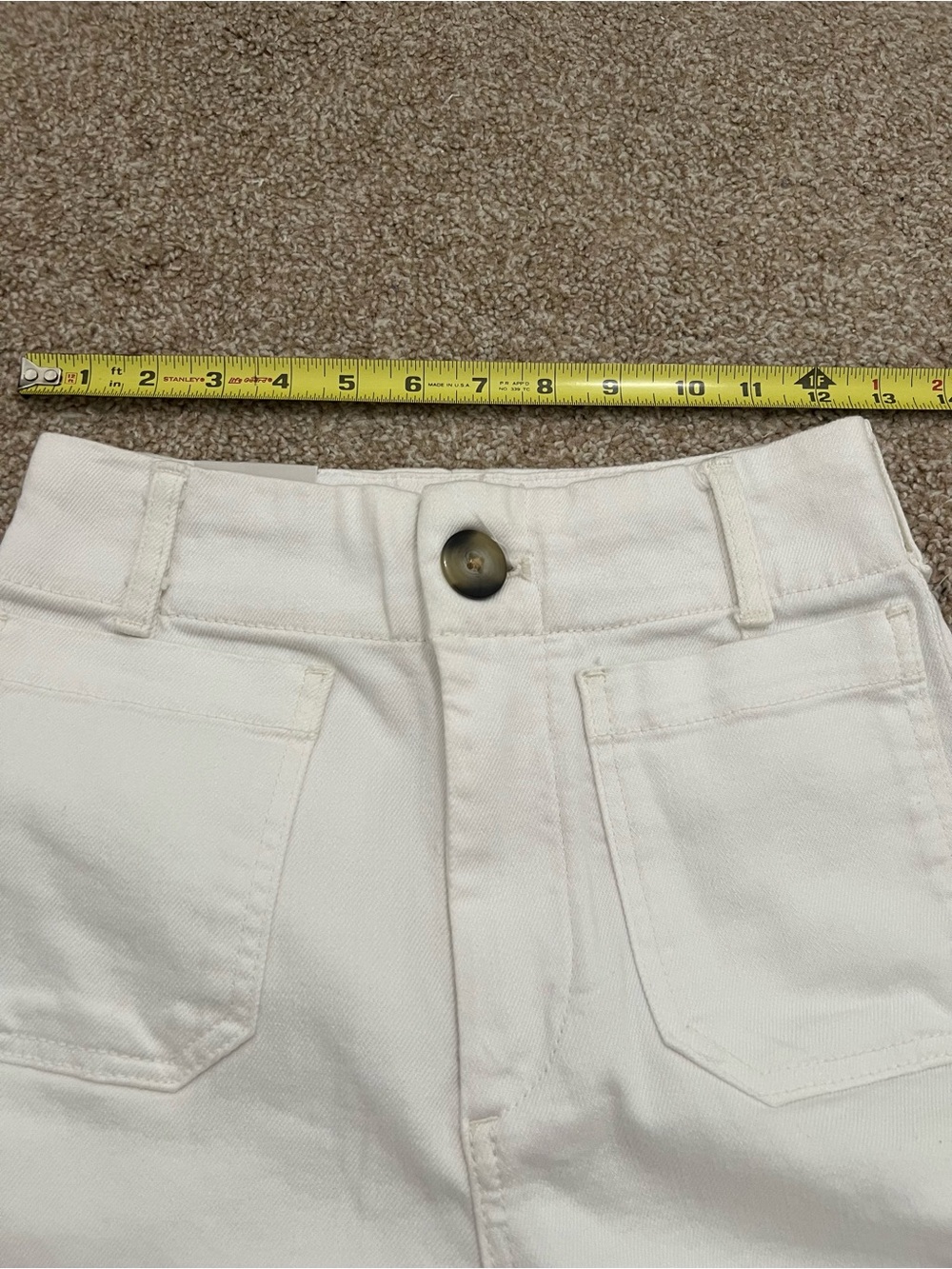 Maeve by Anthropologie THE COLETTE White Denim Jeans Size 25 NWT! - Picture 5 of 8